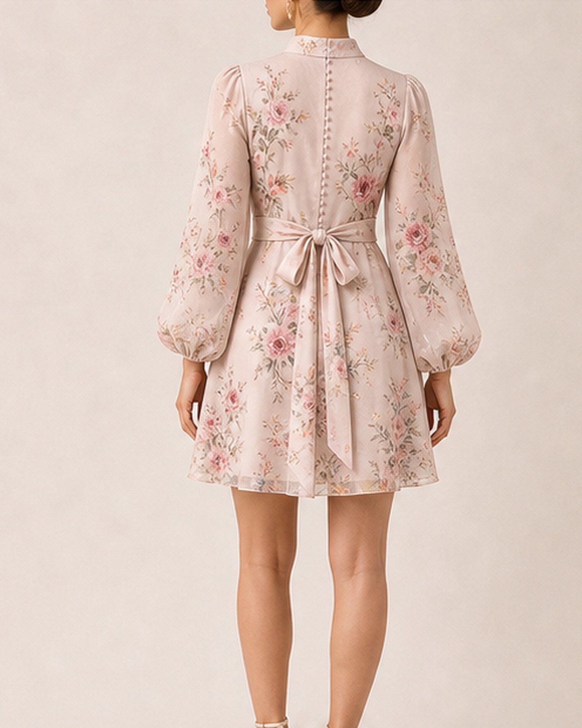 Celestia Floral Sash Mini Dress