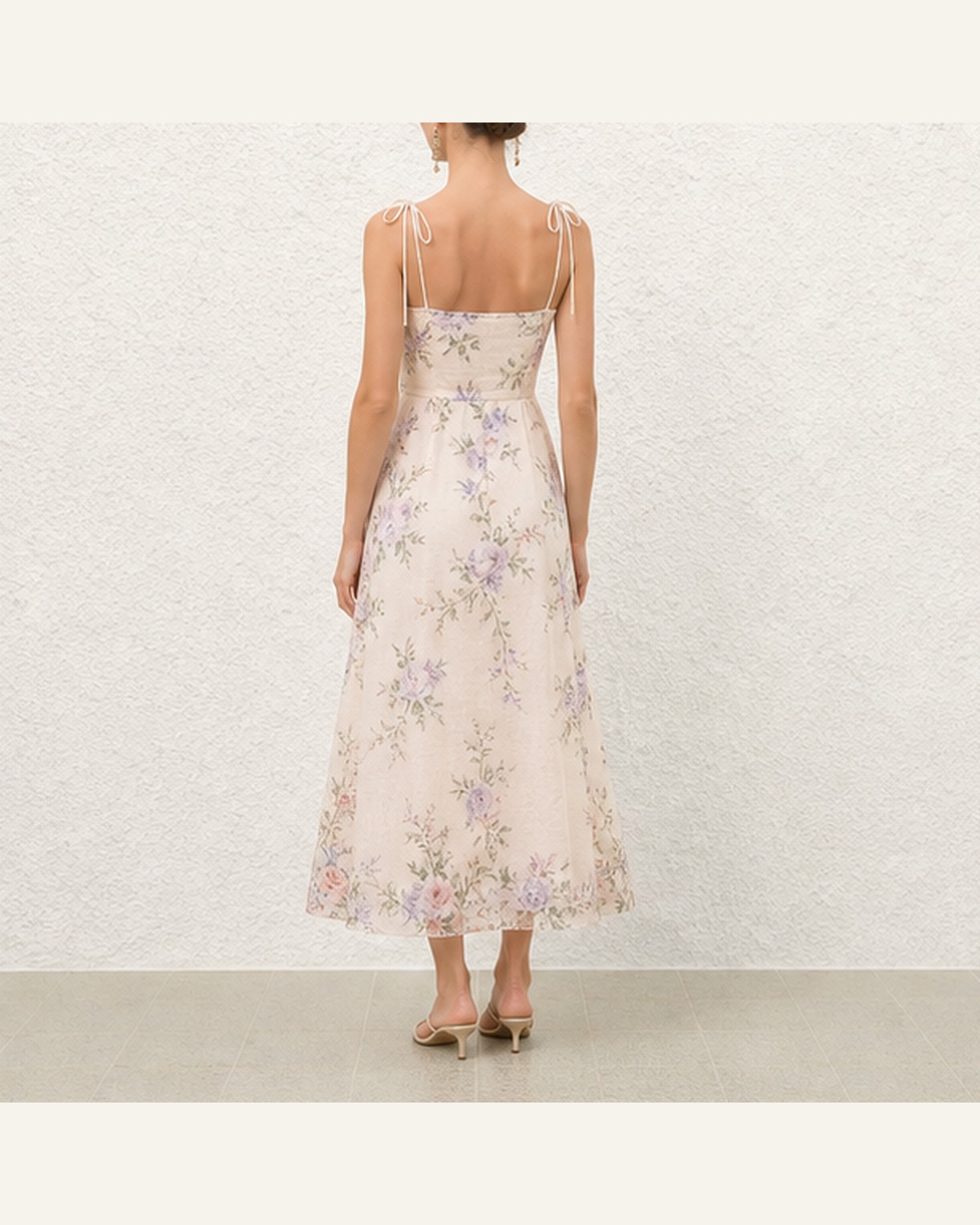 Liora Blush Placement Slip Dress
