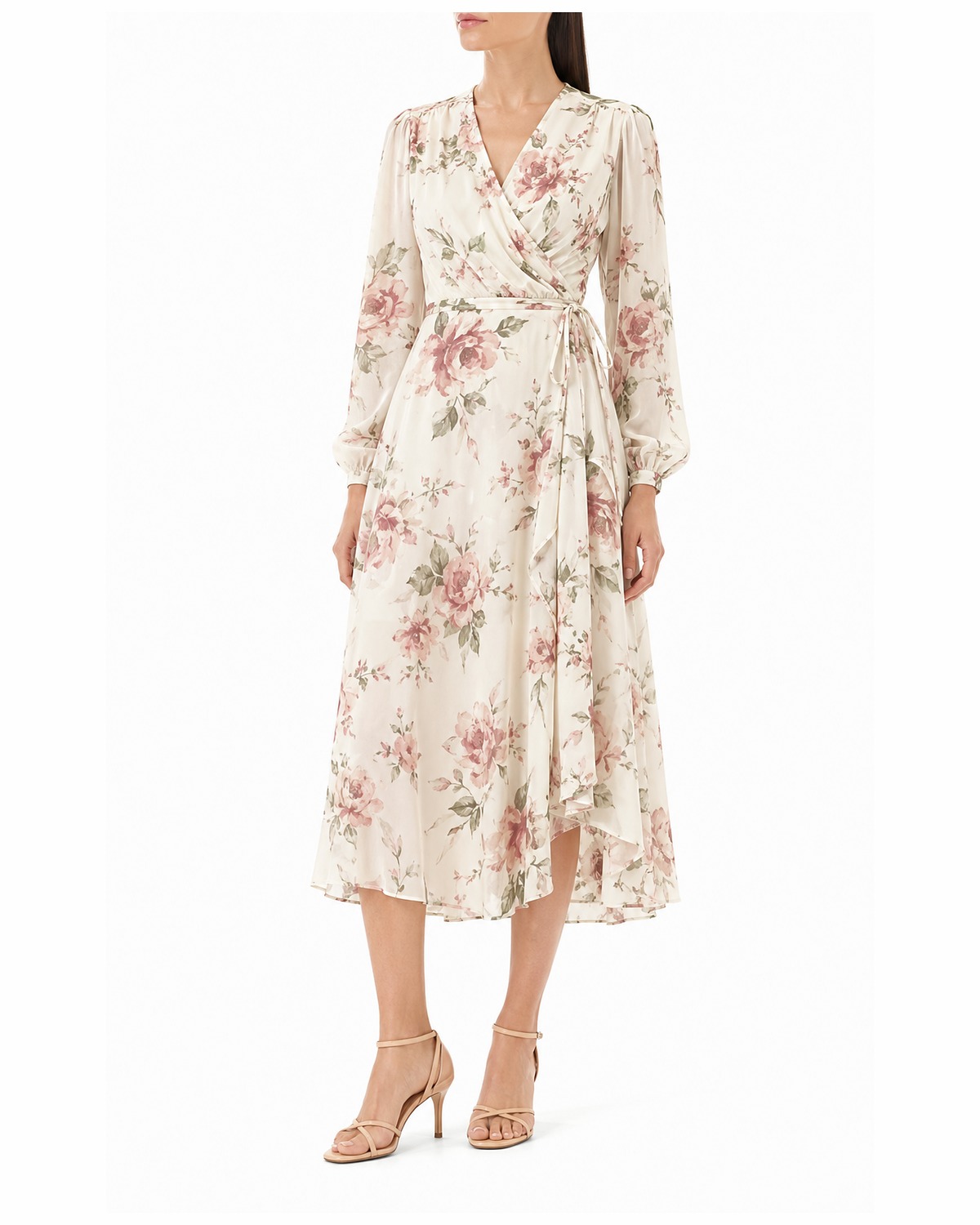 Roselle Floral Wrap Dress